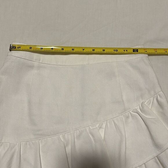 NWOT Emory Park White Ruffle Skirt Size S - Picture 8 of 13